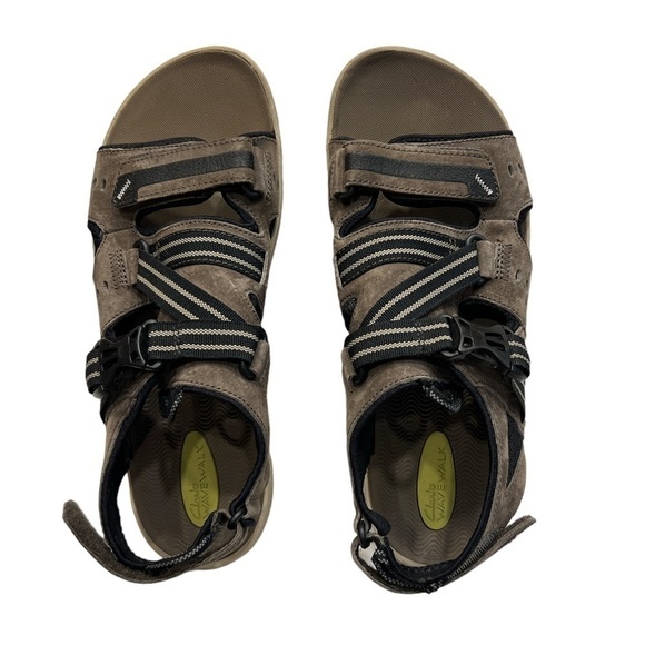 CLARKS MENS WAVEWALK SANDALS SZ 12 M - Picture 1 of 10